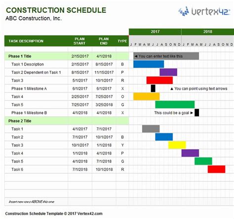 Engineering Project Plan Template Best Of Construction Schedule ...