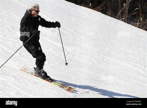 Skiing at Earl Bales Park Stock Photo - Alamy