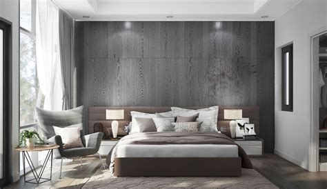 brown and grey bedroom feature wall – Copy | Interior Design Ideas