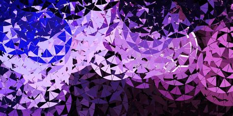 Light purple vector pattern with polygonal shapes. 1887503 Vector Art ...