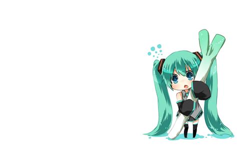 Miku Hatsune Chibi Wallpaper