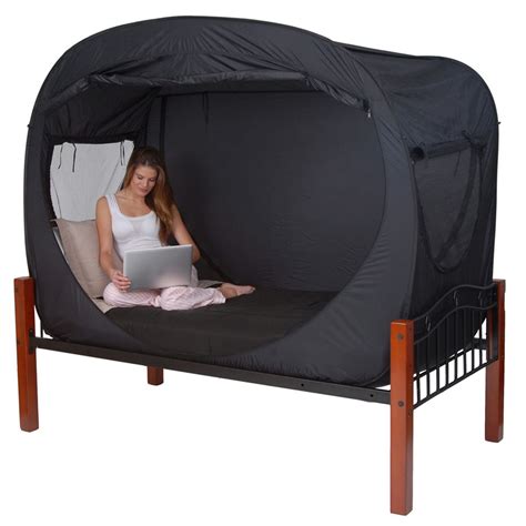 Privacy Pop Tent Bed | Bed tent, Tent, Bed tent twin