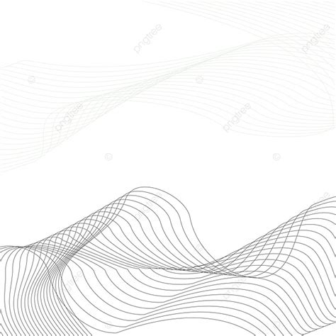 Curved Line Vector Hd PNG Images, Beautiful Abstract Line Background ...