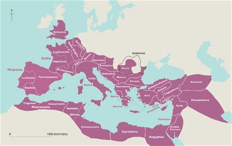 Roman Empire Map Modern Day