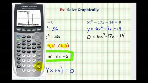 How To Solve Quadratic Equations On A Graphing Calculator - Tessshebaylo