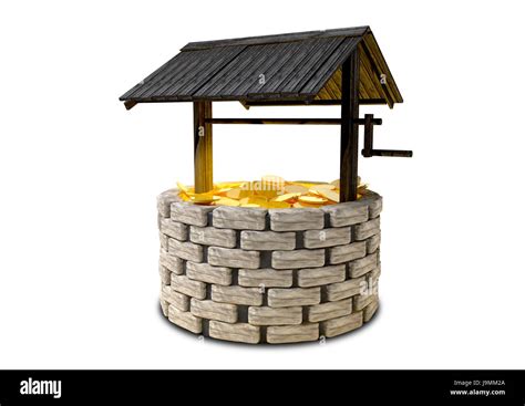 Wishing Well Coins Cut Out Stock Images & Pictures - Alamy