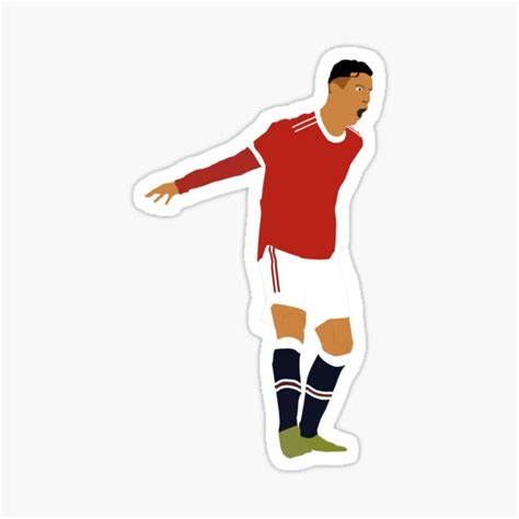 "Cristiano Ronaldo Manchester United" Sticker for Sale by lingard46 ...