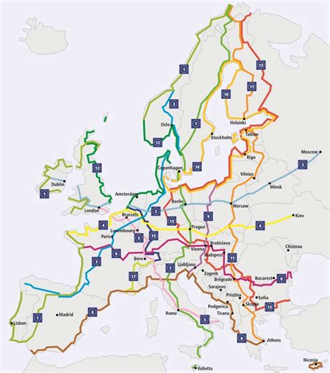 The EuroVelo Cycle Routes - Freewheeling France