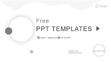 Gray simple style business PPT templates & Google Slides