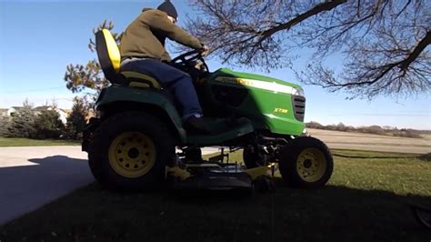 John Deere X738 Deck Removal & Snow Blower Install - YouTube