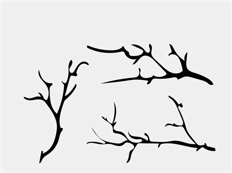 Tree branch, dead tree, tree branch design 4266922 Vector Art at Vecteezy