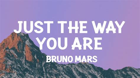 Bruno Mars - Just The Way You Are (Lyrics) - YouTube Music