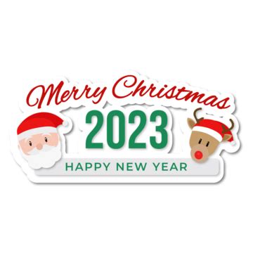 Merry Christmas 2023 PNG Transparent Images Free Download | Vector ...