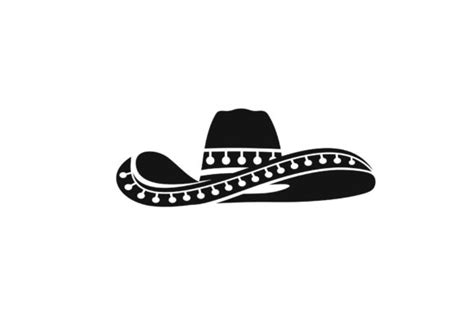 Mexican Hat Sombrero Flat Vector Icon Gráfico por sore88 · Creative Fabrica