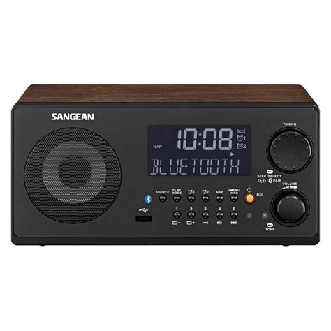 Sangean All in One Bluetooth AM/FM Dual Alarm Clock Radio with Large ...