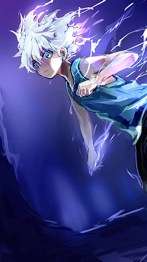 Killua Zoldyck Hunter X Hunter Anime Hd Phone Wallpaper Rare Gallery ...