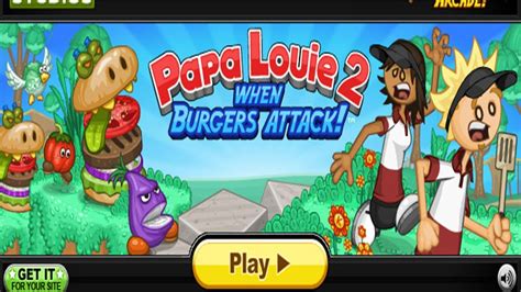 Papa Louie 2 Gameplay [Level 1] - YouTube