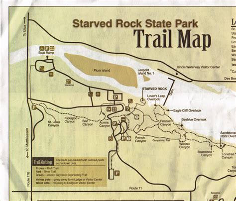 Starved Rock State Park Campground Map