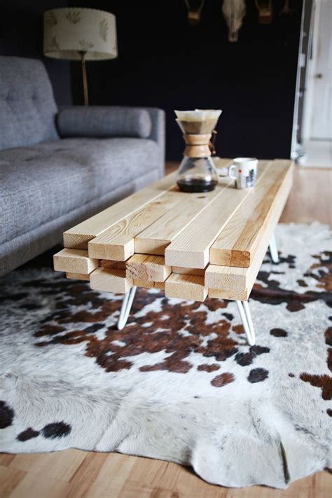 DIY Wooden Coffee Table - A Beautiful Mess