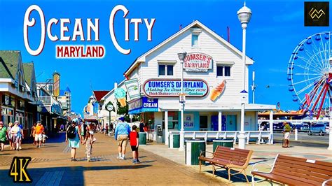 Ocean City Maryland Boardwalk [4K] - YouTube