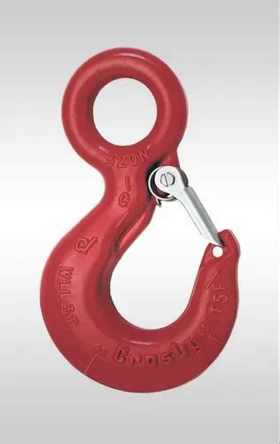 Red Mild Steel Crane Lifting Hooks, Size/Capacity: 1.12 Ton at Rs 450 ...