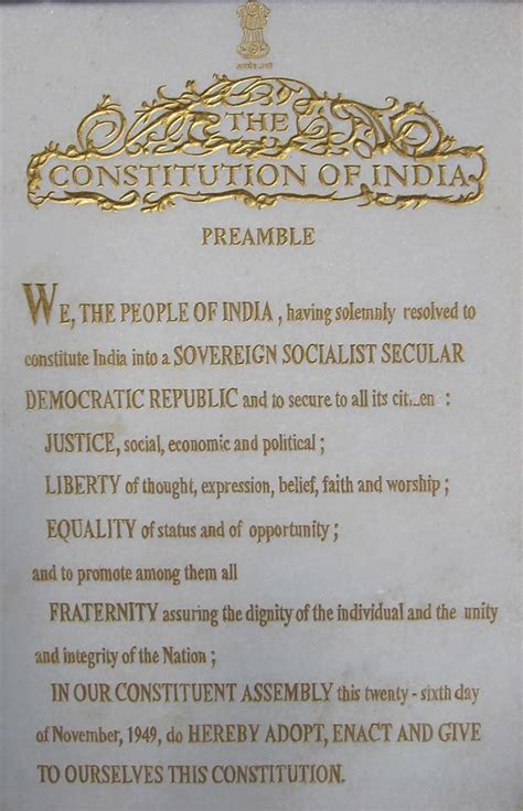 Preamble to the Indian Constitution - Clear IAS