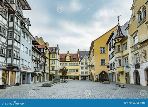 Lindau-Island Old Town Pedestrian Area Editorial Image - Image of ...