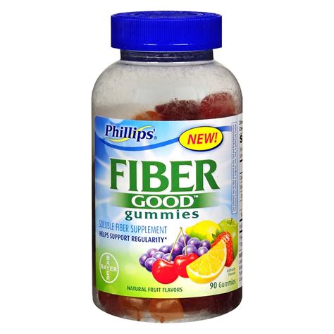 Phillips Fiber Good Gummies Soluble Fiber Supplement Fruit | Walgreens