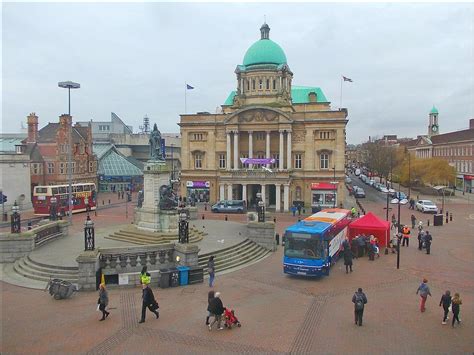 Hull City Centre .. | Queen Victoria Square with Hull City H… | Flickr