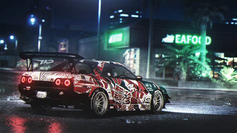 digital art, Car, Need for Speed, Nissan, Nissan Skyline R32, Video ...