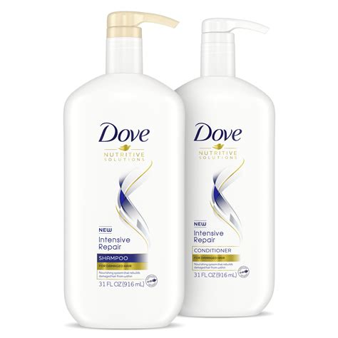 Dove Nutritive Solutions Shampoo and Conditioner with Pump Intensive ...