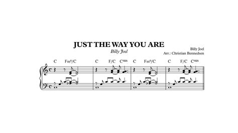 Just The Way You Are - Piano - YouTube