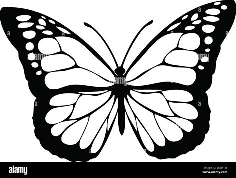 Butterfly Clip Art Black And White