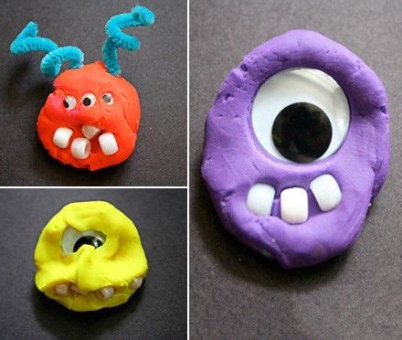 Monster playdough | Modellervoks, Billedkunst, Børn aktiviteter