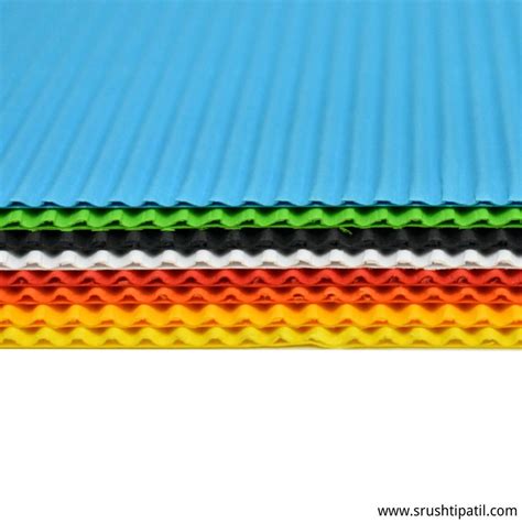 A4 Basic Color Corrugated Sheets – 8 Pcs – Srushti Patil