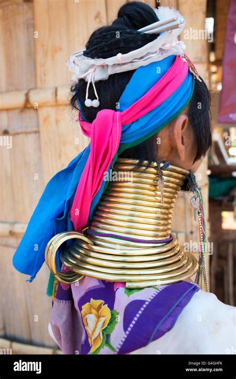 Brass neck rings hi-res stock photography and images - Alamy