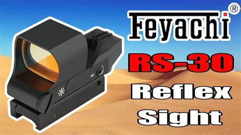 Feyachi RS-30 Reflex Sight Multiple Reticle System Red Dot - Unboxing ...