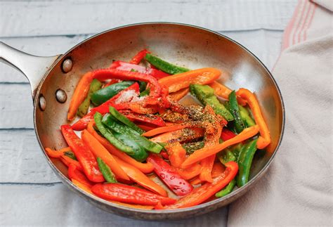 oven roasted bell pepper strips