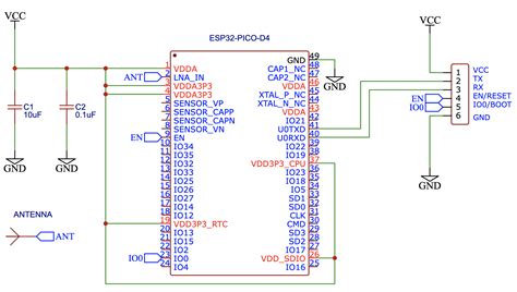 Microcontroller ESP32 IC Circuit Schematic Electrical, 60% OFF