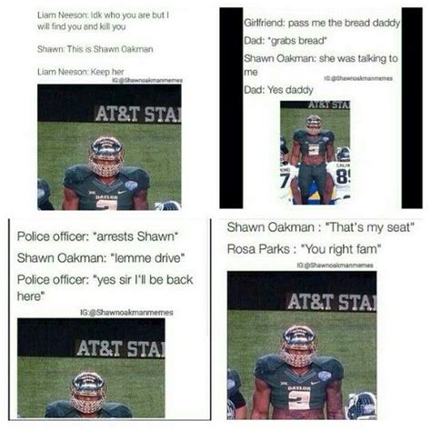 Shawn Oakman. Memes. Hilarious | Funny memes, I laughed, Hilarious