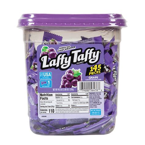 LAFFY TAFFY MINI GRAPE TUB