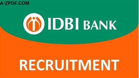 IDBI Recruitment 2023 - a-zpdf