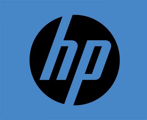 HP Brand Logo Laptop Symbol Black Design Usa Computer Vector ...