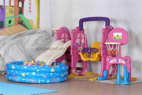 Kindergarten Colorful Indoor Plastic Kids Slide for Indoor Playground ...