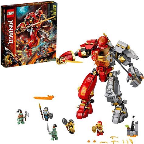 LEGO NINJAGO Fire Stone Mech 71720 Building Kit Featuring LEGO Ninja ...