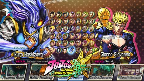 Jojo's Bizarre Adventure All Star Battle: All Characters with All DLC ...