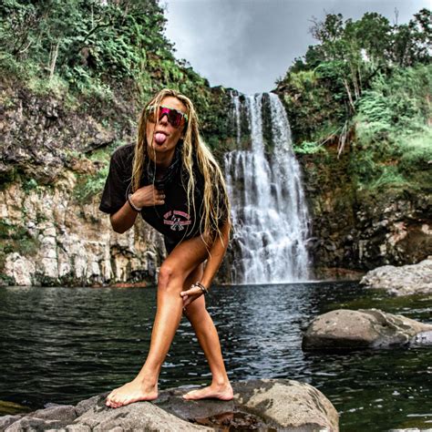 Girl in Front of a Waterfall - Poseidon in 2021 | Pit viper sunglasses ...