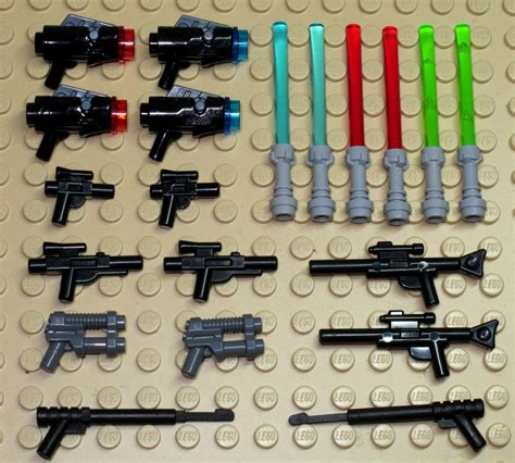 Buy LEGO Lightsaber Blaster Rifle Pack (4 Lightsabers) (4 Blasters ...