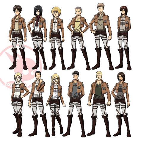 Attack On Titan Main Characters - My Anime List