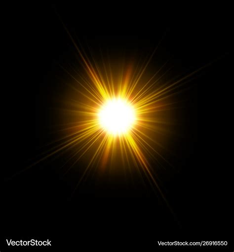 Sunlight special lens flare light effect Vector Image